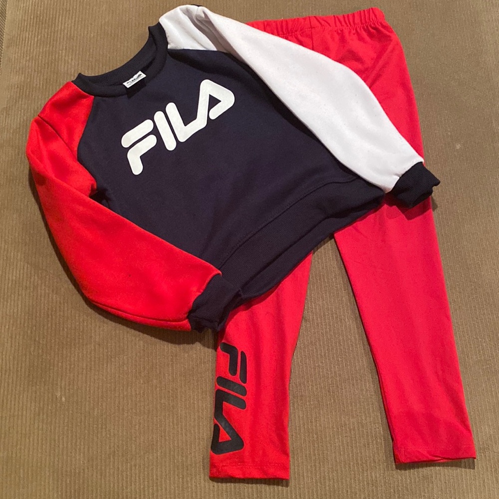 Toddler Fila sweatsuit